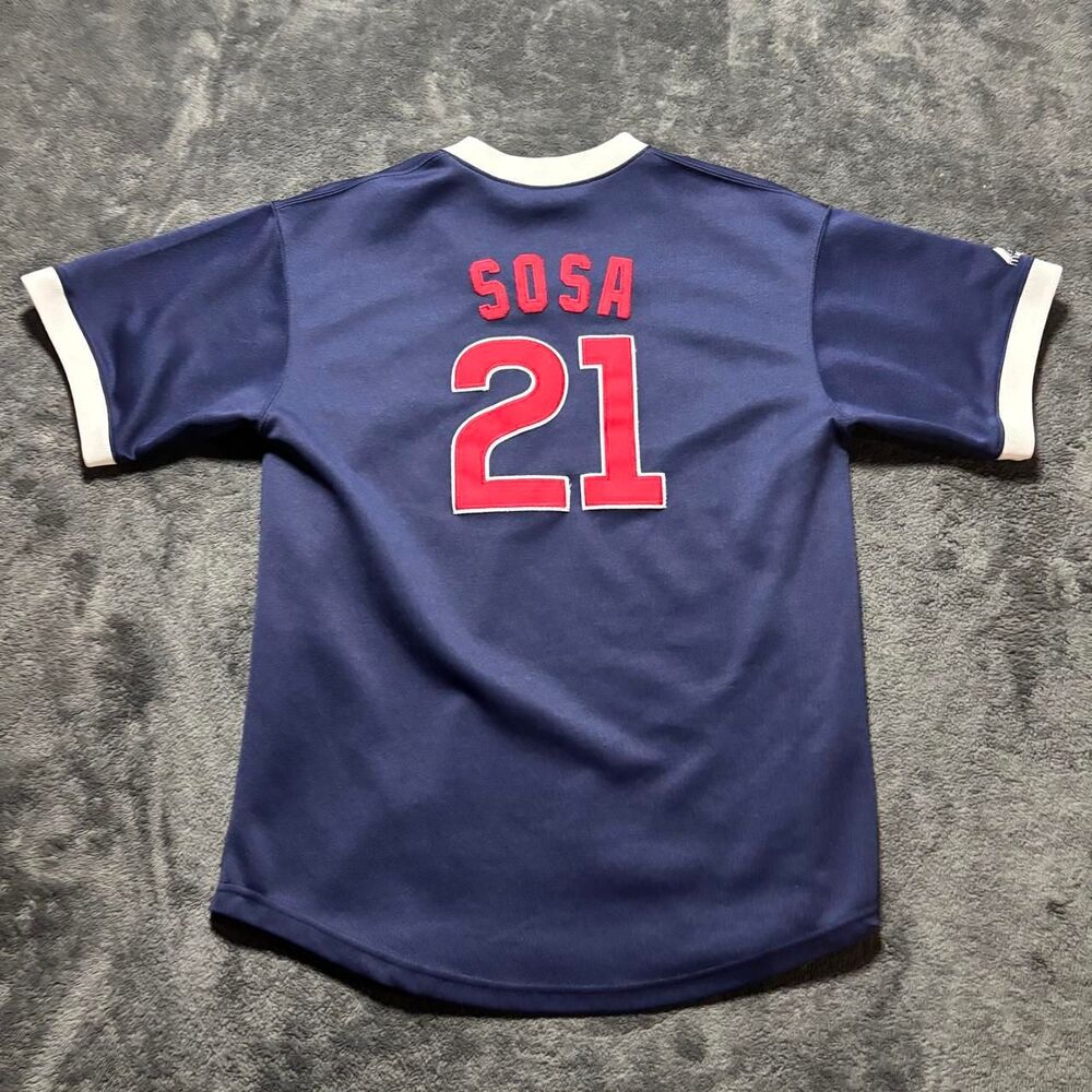 Vintage 90s Chicago Cubs Sammy Sosa Majestic Jersey Men’s Small MLB